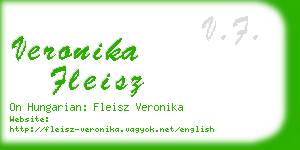 veronika fleisz business card